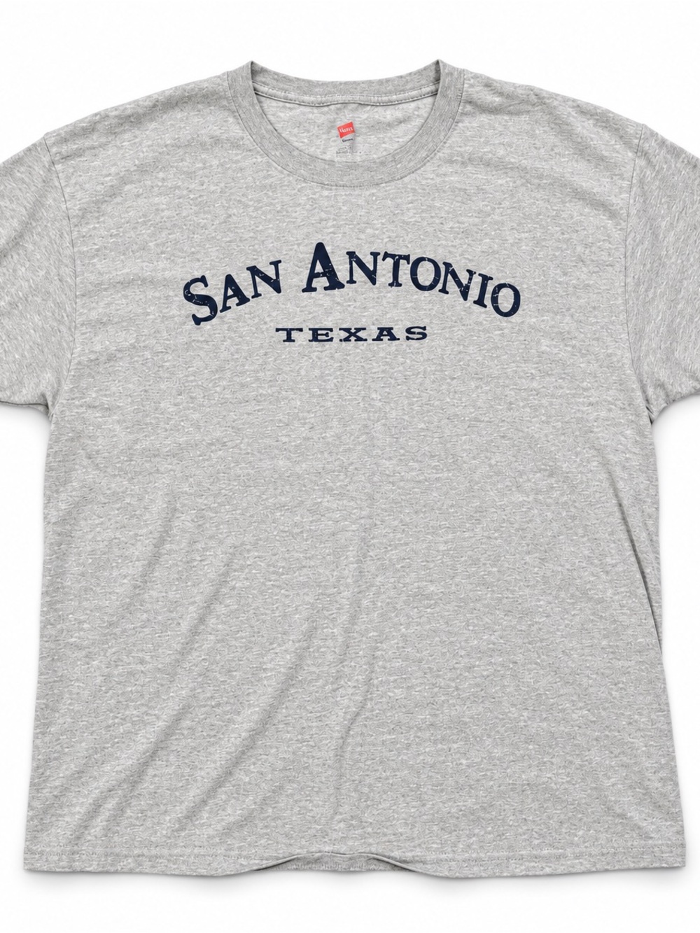 Vintage San Antonio Texas Graphic Print T-Shirt Gray Mens XL Crew Neck